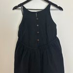 Free People  Tabea Babydoll Tank in Black Size Small Photo 3