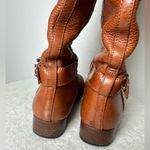 Tory Burch Brown Leather Tall Riding Boots Photo 4