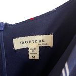 Monteau Red White Blue Striped Wide Leg Jumpsuit Photo 3