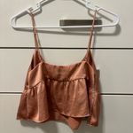 Aritzia Lover Satin Camisole Rose Gold Photo 2