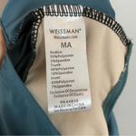 Weissman Dance Costume Adult Medium Velvet‎ Bottom Sleeveless Open Front Skirt Blue Photo 9