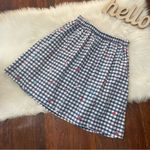 Modcloth Yumi Blue Gingham Passport Skirt Photo 2