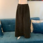 Maison Martin Margiela Womens Dark Green Velour Skirt Size 6 Photo 6