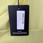 Pretty Little Thing Light Lime One Shoulder Maxi Gown Dress Back Slit Crepe Photo 9