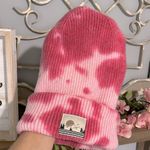 No Boundaries Comfy Pink Tie Dye Beanie Warm Winter Cap Ski Snow Hat Womens Photo 7