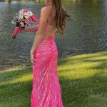 Jovani Size 2  08481 prom dress Hot Pink Photo 0