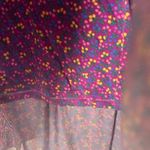 Matilda Jane  purple floral layered shirt sleeve top size M Photo 4