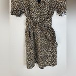 Marissa Webb Collective Carly Leopard Cheetah Mini Dress size 2 $398 Brown Photo 11