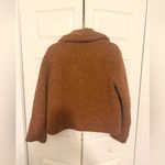 Forever 21 Contemporary Brown Tan Teddy Jacket Collared Coat Size Large Photo 5