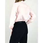 Vintage Sheer Pleated Blouse in Light Pink | Size L Size L Photo 7