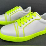 Christian Louboutin Fun Vieira Orlato Fluo Neon Logo Fashion Sneakers EU 36 Photo 13