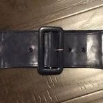 Alice + Olivia Wide Blue Waist Belt Photo 0