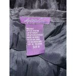 Metaphor Black Shiny Crepe Organza Full Formal Lined Maxi Skirt By  Size 8 NWT Photo 5