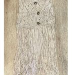 Blu Pepper Tan Vest Top Small Fringe Distressed New Photo 0