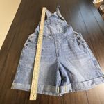 Lincoln Outfitters  Denim Overalls Shorts Womens 14 Light Wash Adjustable Straps Photo 3