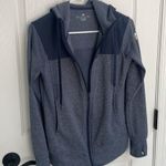 Adidas Climawarm Blue Light Weight Zip Hoodie Women’s Size S Photo 4