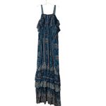 Anthropologie  Sasha Ruffled Maxi Dress made in India size S NWT Photo 5