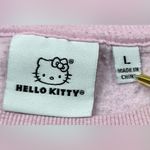 Hello Kitty  Size L Pink Crewneck Graphic Print Sweatshirt Photo 1