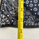 Sophie & Hailee Bandana Print Quilted Jacket Oversized Large Gray Photo 5