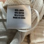 Vince Camuto  Wide leg linen blend pull on drawstring pants women's Large NWT Photo 7