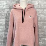 FILA  Pink Oversized Sherpa Hoodie Photo 0