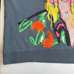 ZARA  Women’s Oversized Pop Art Graphic Icon Sweatshirt Gray/Multi Size L NWOT Photo 11