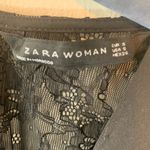 ZARA black wrap bodice jumpsuit size S Photo 2