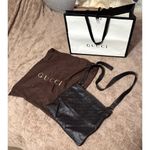 Gucci Authentic  GG Dark Brown Guccissima Messenger Crossbody Bag Dust Bag & Tote Photo 1