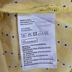 H&M Yellow Blue Polka Dots Fit Flare Short Sleeve Retro Mini Dress Small Photo 6