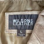 wilson's leather  Light Tan Suede Leather Single Breasted Jacket Western - Large Photo 7