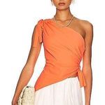 Amanda Uprichard Maryclare Top in Sorbet Photo 0