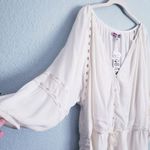 Urban Outfitters  Gauzy White Junie Long Sleeve Romper Photo 5