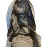 Michael Kors Black Pebbled Leather Backpack with Gold Logo Plate Photo 7