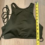 YoungLA Green Tie Up Sports Bra Photo 5