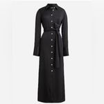 J.Crew NEW  Drapey shirtdress in luster crepe 10 Photo 3