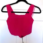 House of Harlow NWT  Ribbed Cross Back Knit Crop Photo 1