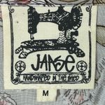 Jaase Anthropologie  Floral Boho Romper Medium Wide Leg Bell Sleeve Photo 12