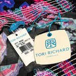 Tori Richard  Honolulu Smocked Boat Neck Top NWT Photo 3