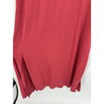 Soft Surroundings Womens Maxi Dress Size L Red 1/2 Sleeve Stretch Cross Back Photo 2