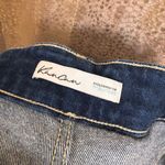 KanCan High Rise Ripped Distressed Cropped Jean Stretch Dark Wash Size 31/14 Blue Photo 7