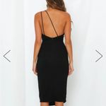 Hello Molly NWT  Taking it Back Dress in Black Midi Length (Size XS US2) Photo 1