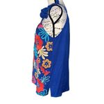 Andrée Andree by‎ Unit royal blue embroidered tank top large NWT Photo 1