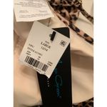 Aqua Green  Women's Twist-Front Swimsuit Leopard Print Size S 4/6 Photo 1