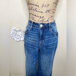 Judy Blue NTM: Medium Wash Dixie Jeans Wide Leg Cropped with Raw Hem Sz 9/29 Photo 4
