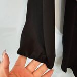 Windsor Black Long Sleeve Wrap Blouse Photo 5
