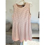 Jessica Howard Blush Lace Coquette Mini Dress 16 Quiet Luxury Wedding Parisian Photo 1