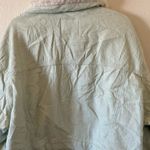 Levi's  Women's Sherpa Baby Baggy Trucker size XL Mint Green / Meadow Mist Photo 9