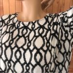 Westbound Cute Black and White  Long Sleeve Tunic Top Shirt Blouse Photo 1