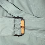 Gucci 2010 Faux Wrap Mini Dress Sage Green Bamboo Buckle IT 40 US 4 Vintage Photo 4