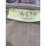 ASTR The Label Women's Lavender Pintuck Tie Front Crop Top Ruffle L NWT Photo 7